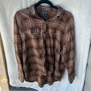 Brown flannel